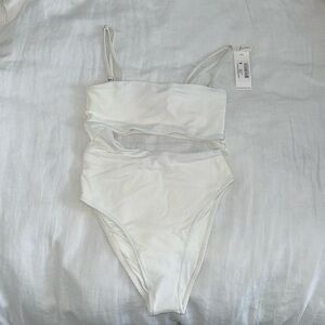 Frankie’s Bikinis Carter Ribbed One Piece Swimsuit